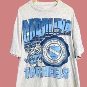 Vtg Carolina Tarheels 90s Graphic T-shirt ash tee University Of Carolina Ash tee